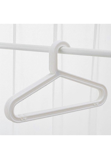 10'lu Paket Standart Pp Askı Hafif Gömlek Askısı Günlük Kullanım İçin Nordic Powder Diğer