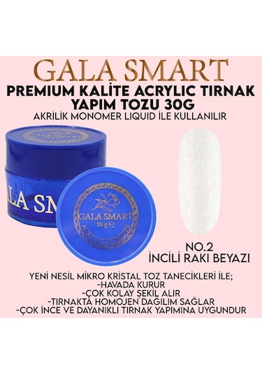 Akrilik Toz Premium 30 G - No:02 Gala Smart
