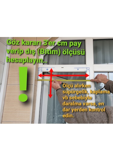 Sürgülü Katlanır Akordeon Pencere Sineklik