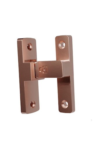 Kırmızı 90 Derece Kapı Cıvatası Koruyucu Kilit Mandalı Vidalar Ağır Hizmet Tipi Metal Güvenlik Katlanır