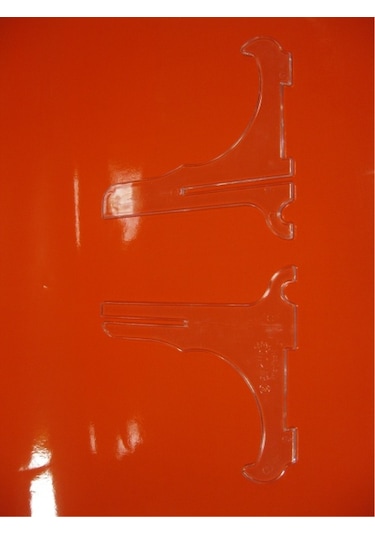 18Cm Şeffaf Plastik Vitrin Stand Ayak