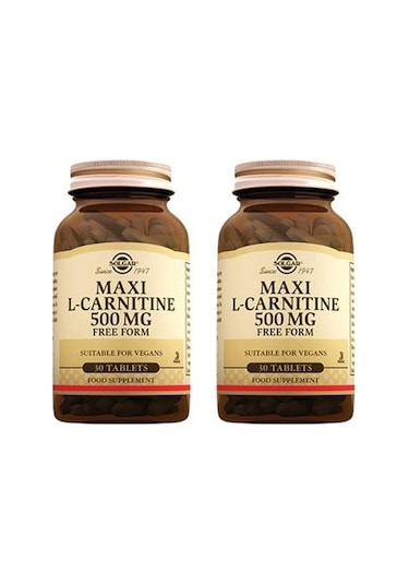 Solgar Maxi L-Carnitine 500 Mg 30 Tablet 2 Adet