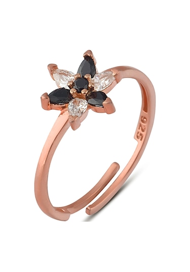 Zanaatsilver 925 Ayar Gümüş Nilüfer Çiçeği Yüzük