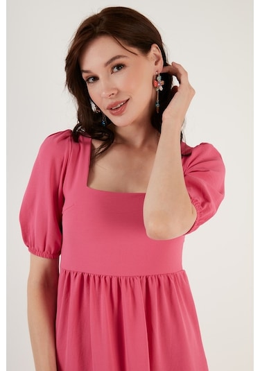 Lela Bayan Elbise 42190350 Fuşya