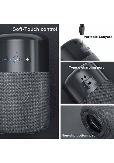 Artfulabode Arion B20 Bluetooth Hoparlör Ve Kulaklık Set Siyah