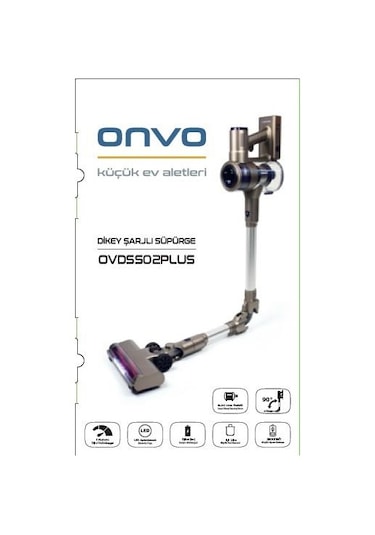 Onvo OVDSS02PLUS Şarjlı Dikey Süpürge