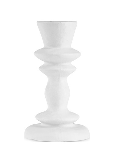 Karaca  Stone Şamdan Beyaz 8,3x8,3x15 cm