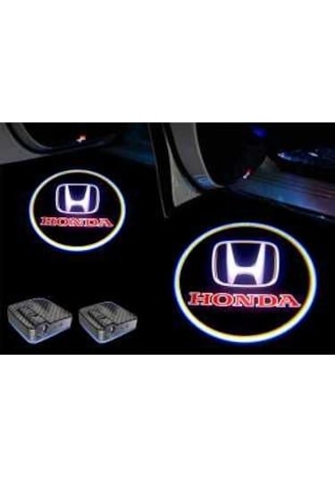Honda Araçlar İçin Pilli Yapıştırmalı Kapı Altı Led Hayalet Logo