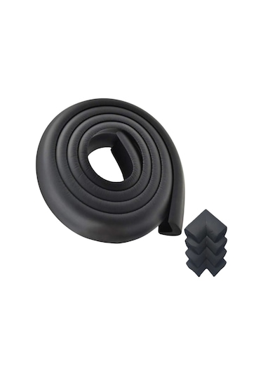 Jumbo 2 Mt. Kenar Ve 4 Ad. Köşe Koruyucu Siyah-163 Siyah
