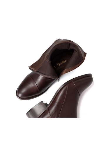 Marrone Brown Bot Kadın 25k11098 Vergelio Skin Boot Marrone Brown