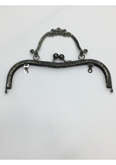 Çanta Ve Cüzdan Klipsi Kuluplu Çiçek Model Siyah Antrasit Siyah Antrasit Çok Renkli