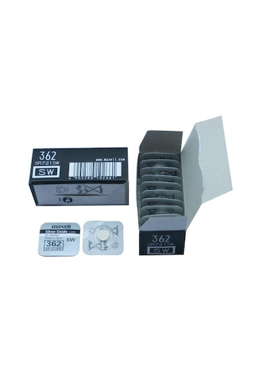 Maxell Sr-721Sw-362 10Lu Paket Pil