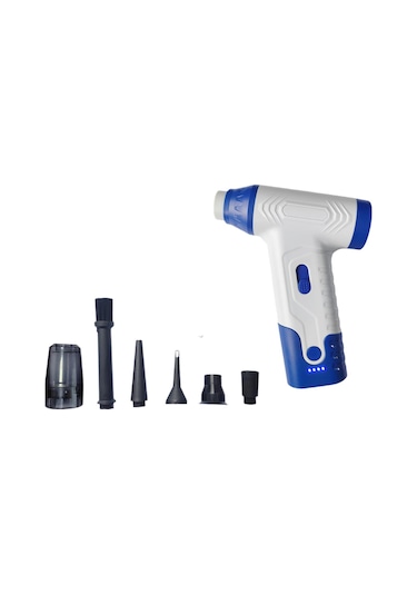 Suntek Araba Vakumu Ve Üfleyici 52m/s Ayarlanabilir Mavi