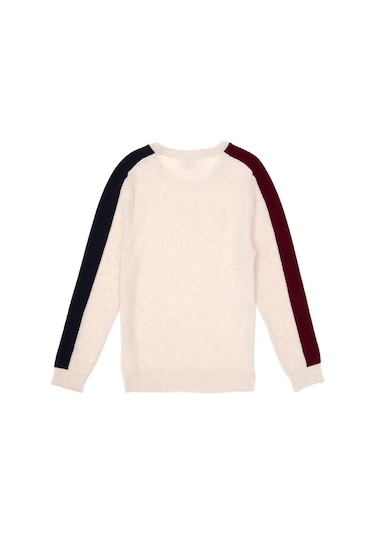 U.s. Polo Assn. Erkek Çocuk Krem Melanj Kazak /triko 50311133-vr159 Krem Melanj