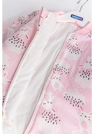 Tavşan Desenli Kız Çocuk Uyku Tulumu