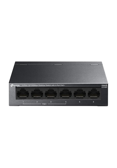 Tp-lınk Ls106p 6 Port 10/100mbps 4-port Poe+ 65w Masaüstü Swıtch