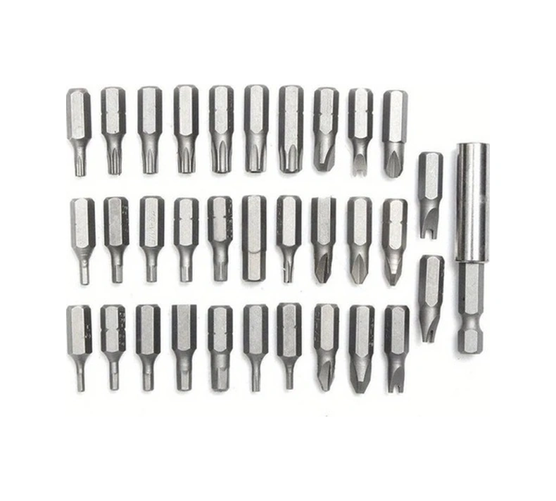 Trendooze 33 Parça Promaster Tornavida Uçları Seti - Kırmızı, Manyetik