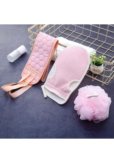 Homyl 3x Eldivenleri Vücut Ovma Havluları Bakımı Aracı