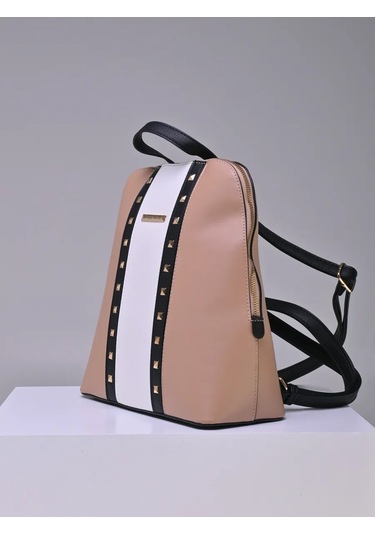 Daniele Patrici Şehir A5 Deri Sırt Çantası 219479758 Bej