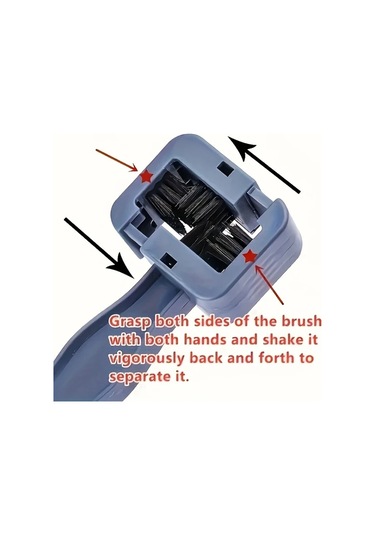 Elmpaly Gri Bisiklet Ve Motosiklet Zincir Temizleme Fırçası - Zincir Kirini Kolayca Çıkarın