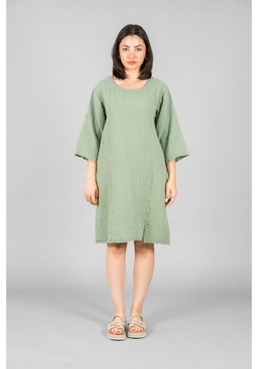 Midi Boy Elbise Mint