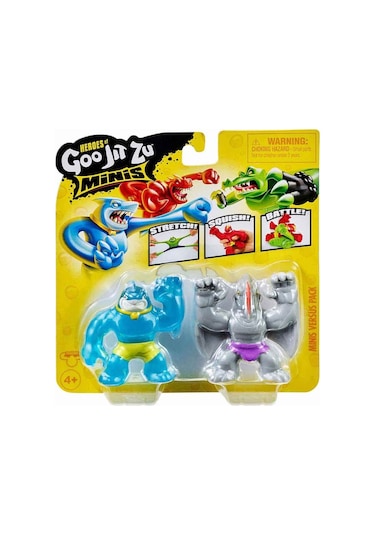 Goojitzu Miniş 2'li Figür Set Thrash Vs Terrack-GJT48000