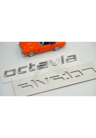 Skoda Octavia 2007-2017 Yeni Nesil Bagaj Krom Abs 3M 3D Yazı Logo