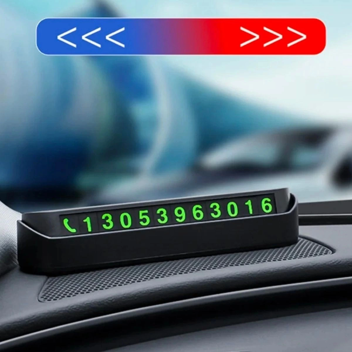 İpek Yıldızı Pratik Fosforlu Telefon Numarası Yamzak İçin Araç İçi Oto Numaratör Numaralık