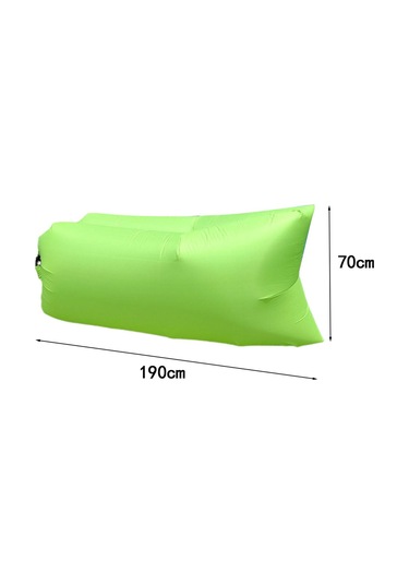 Suntek Şişme Hava Şezlong Kanepe Taşınabilir Plaj Yeşil