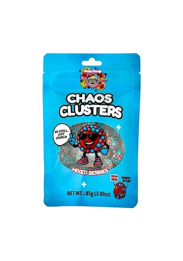Chaos Candy Chaos Clusters Mixed Berries 85g