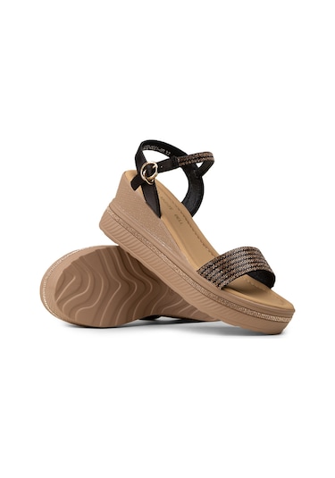 Deery Kadın Siyah Platform Sandalet - K0061zsyhc01 Siyah