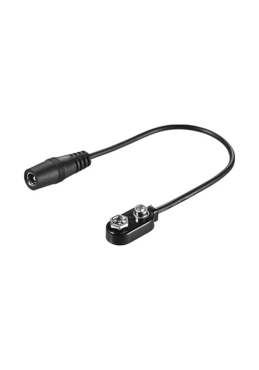 Xindoker 9v Gitar Pedalı Batarya Clip Çevirici Kablosu - 5.5mm X 2.1mm Dişi Plug, 20cm Uzunluk, Plastik Ve Metal Malzeme