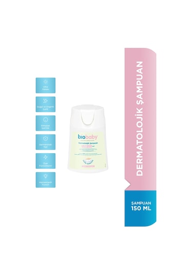 Biobaby Dermatolojik Şampuan 150 ml - Konak Önleyici  Şampuan