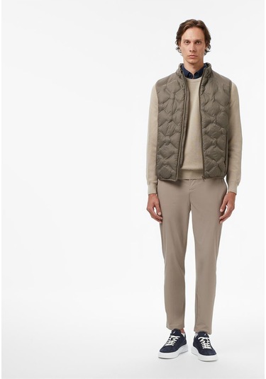 Nautica Erkek Kahverengi Regular Fit Yelek-11484 3bb-kahverengi