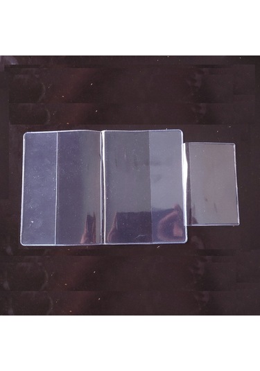 Tarix Şeffaf Pvc Pasaport Kılıfı,pasaport Koruyucu,pasaport Kabı 4 Adet Şeffaf