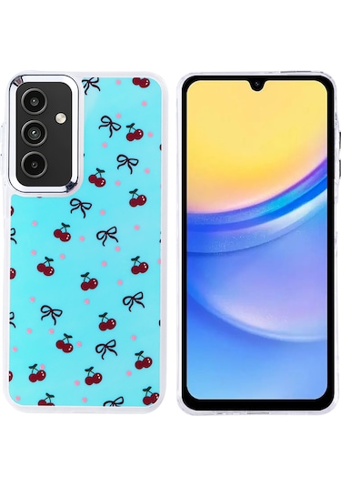 Kılıfist Galaxy Uyumlu A15 Kılıf Airbag Tasarımlı Klfs Hadra Kapak - Kiraz Kiraz