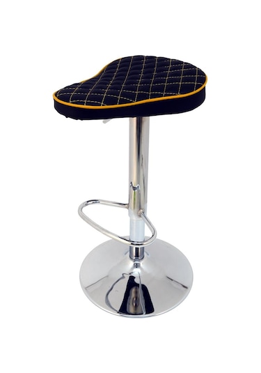 Mobilyakeyfi Boombar Bar Taburesi - Sarı Deri - 9538S0113