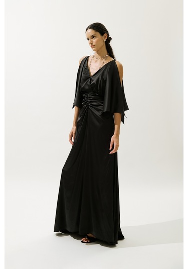 Keıra Abiye Elbise Siyah Siyah