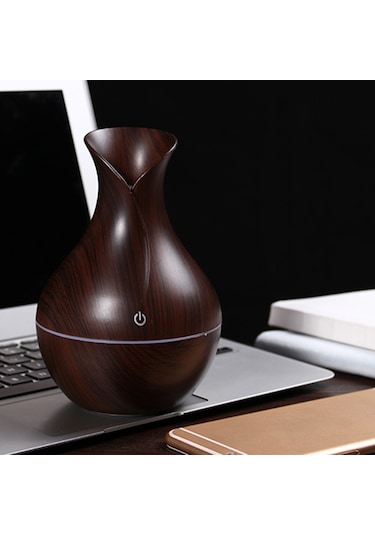 Aubyhe Ev Kullanıma Uygun Sessiz Ultrasonic Ahşap Desenli Uyku Odası Havuzlaştırıcı Aromaterapi Makinesi Usb İle Şarj Edilebilir