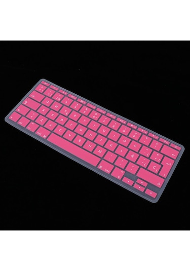 Homyl 11 Inç Macbook Pink Için İspanyolca Fonetik Klavye Pembe