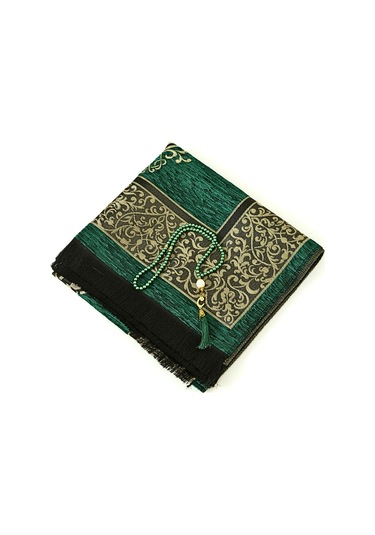 Şönil Seccade Ve Vavlı I Nci Tesbih Set Yeşil