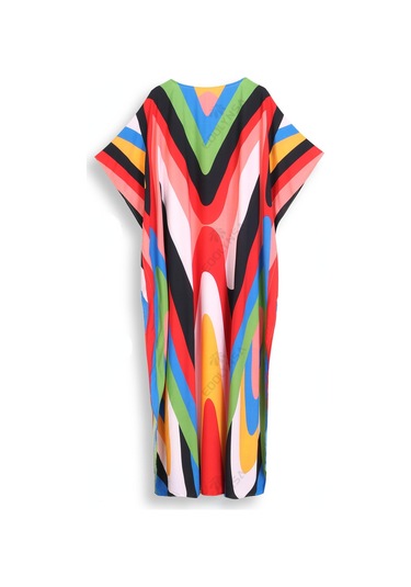 Edolynsa Büyük Beden Kaftan Turuncu Siyah Kırmızı Çizgili Yaz Uzun Plaj Gömlek Elbise Kadın Ev Giyim Kıyafeti Mayo Örtü Bol Kaftan Çok Renkli Edolynsa Büyük Beden Kaftan Turuncu Siyah Kırmızı Çizgili Yaz Uzun Plaj Gömlek Elbise Kadın Ev Giyim Kıyafeti Mayo Örtü Bol Kaftan Çok Renkli