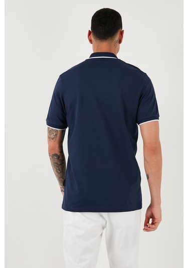 Buratti Erkek Polo Yaka T Shirt 5902063 İndigo Buratti Erkek Polo Yaka T Shirt 5902063 İndigo