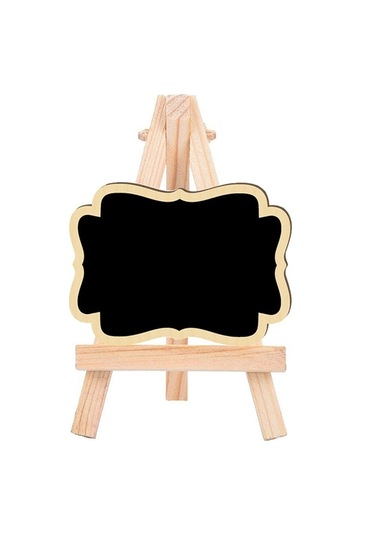 Cbtx Küçük Parti Mağazası Mesaj Yazı Tahtası Süsleri Çam Tripod Dekoratif Mesaj Panosu Büyük Dalga