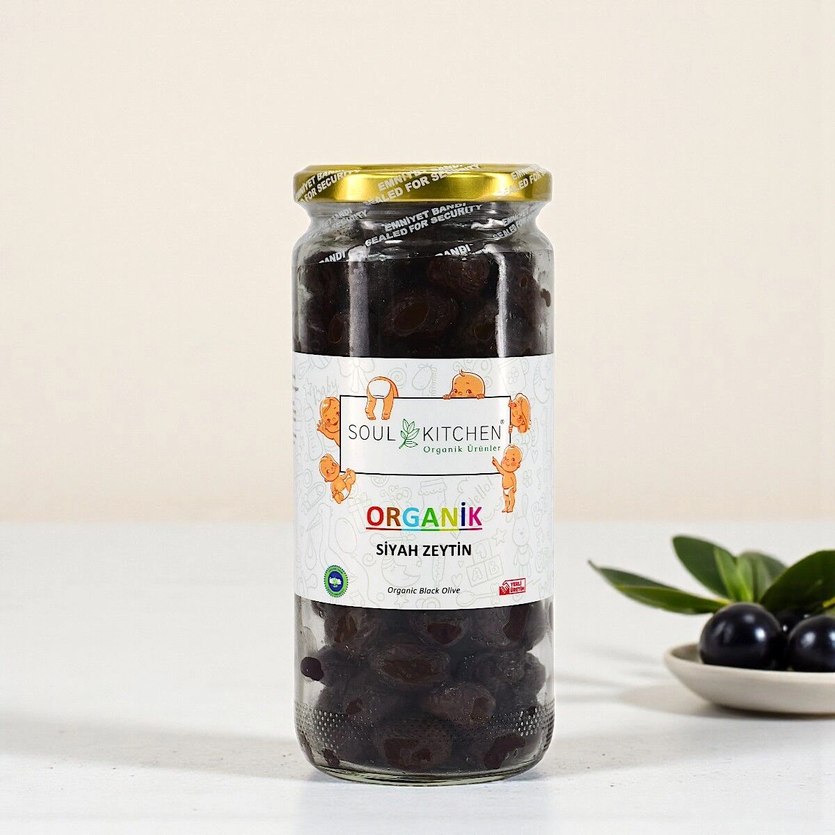 Organik Siyah Zeytin 310 G