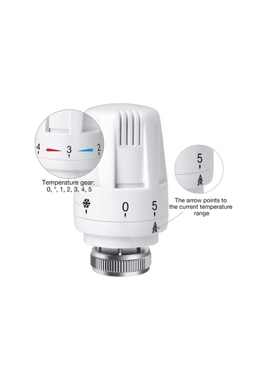 Radyatör İçin Adet Termostat, Radyatör İçin Trv M30 X 1,5 Termostat Başlığı, Radyatör Termostatları, Ev Ve Ofis Isıtma Sistemleri İçin