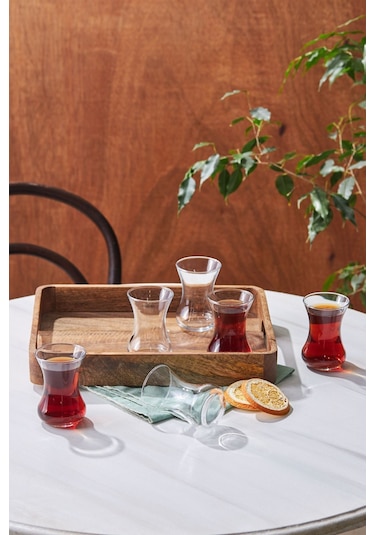 Karaca  Vefa 6lı Çay Bardağı Seti 130 Ml