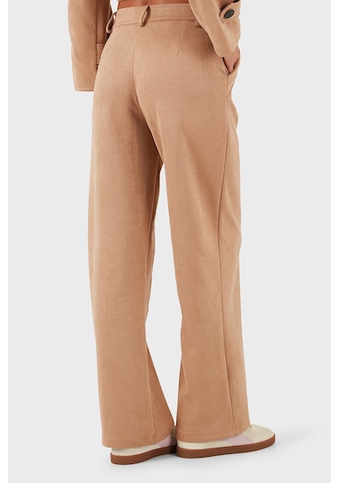 Via Dante Bayan Pantolon 68672644suede Bej Bej