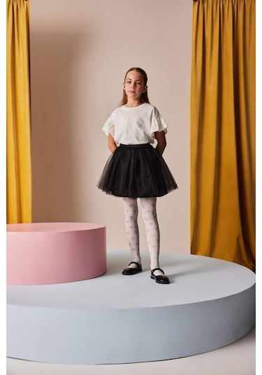 DeFacto Kız Çocuk Esnek Belli Tütü Etek E0644A825SMBK27 Siyah