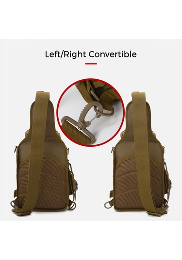 Xindoker Outdoor Çok Amaçlı Loya Çanta - Tek Omuzlu/çapraz Taşınabilir, Oxford Kumaş, Koyu Renk, Balıkçılık Malzemeleri İçin Tasarlanmıştır